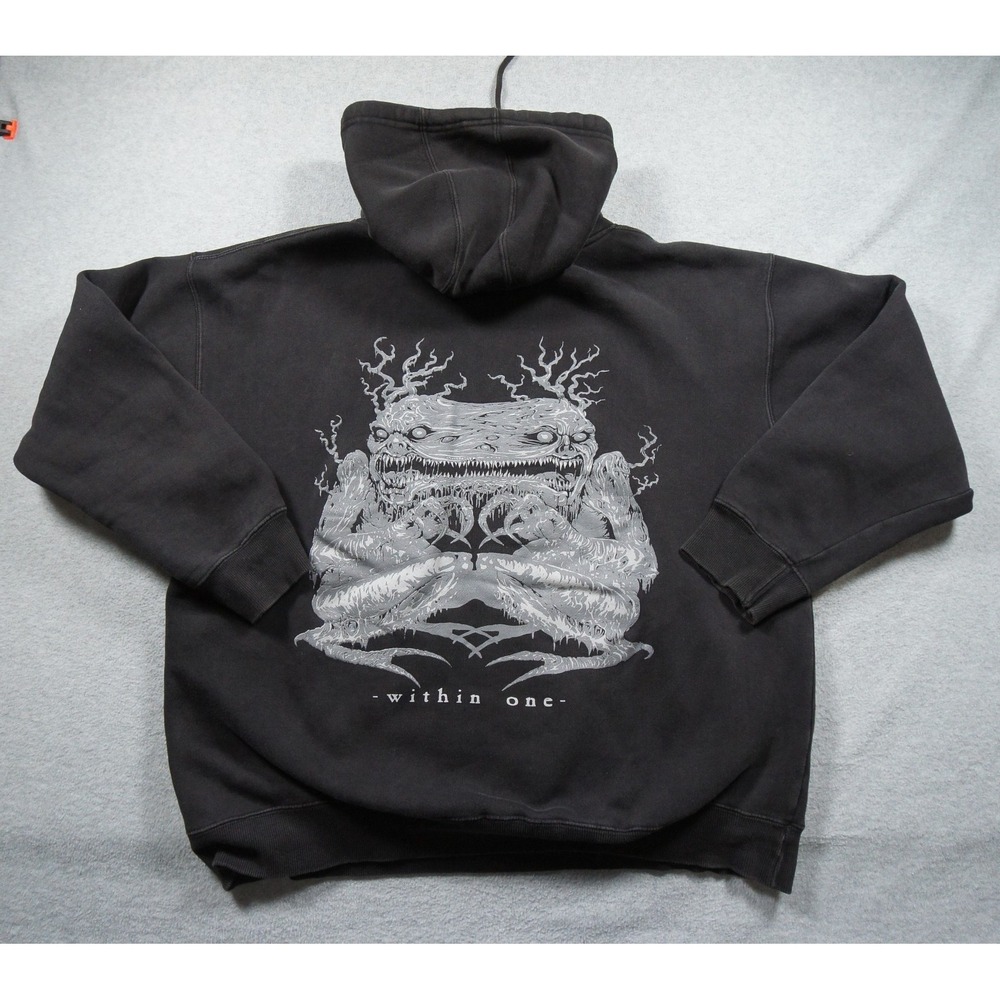 Vintage Dreaming Dead Sweatshirt Mens XLarge Black Hoodie Death Metal Band Y2K